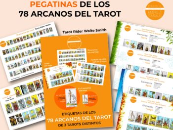 Pegatinas 78 Arcanos del Tarot
