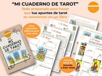 Mi Cuaderno de Tarot para tus apuntes de los 22 Arcanos Mayores