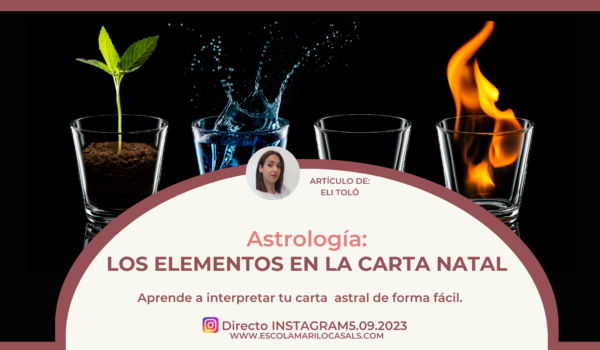 los elementos en la carta natal