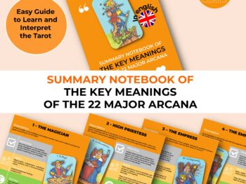 Summary notebook of the key meanings of the 22 Major Arcana of the Tarot