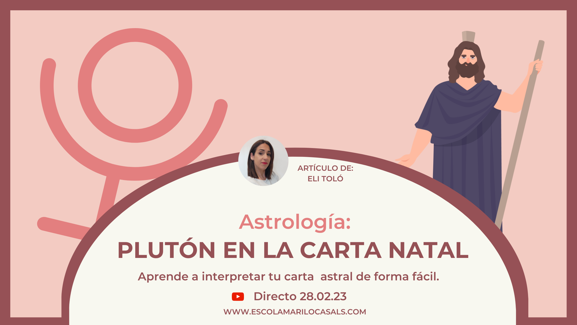 Hoy hablamos de Plutón en tu carta natal