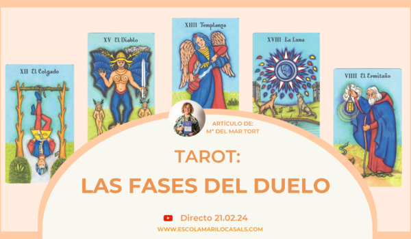 Mª del Mar nos explica cómo ver las fases del duelo en arcanos mayores del tarot