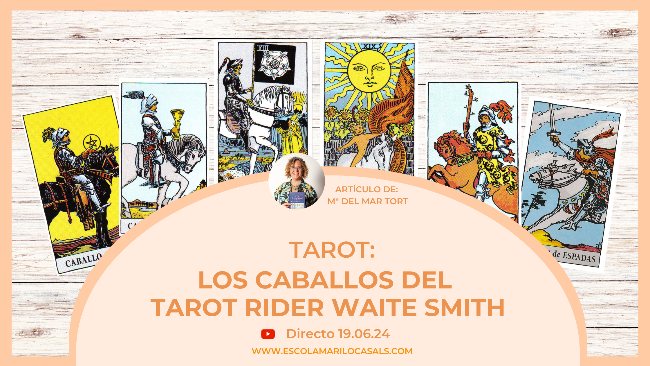Maria del Mar nos explica el simbolismo de los Caballos en el Tarot