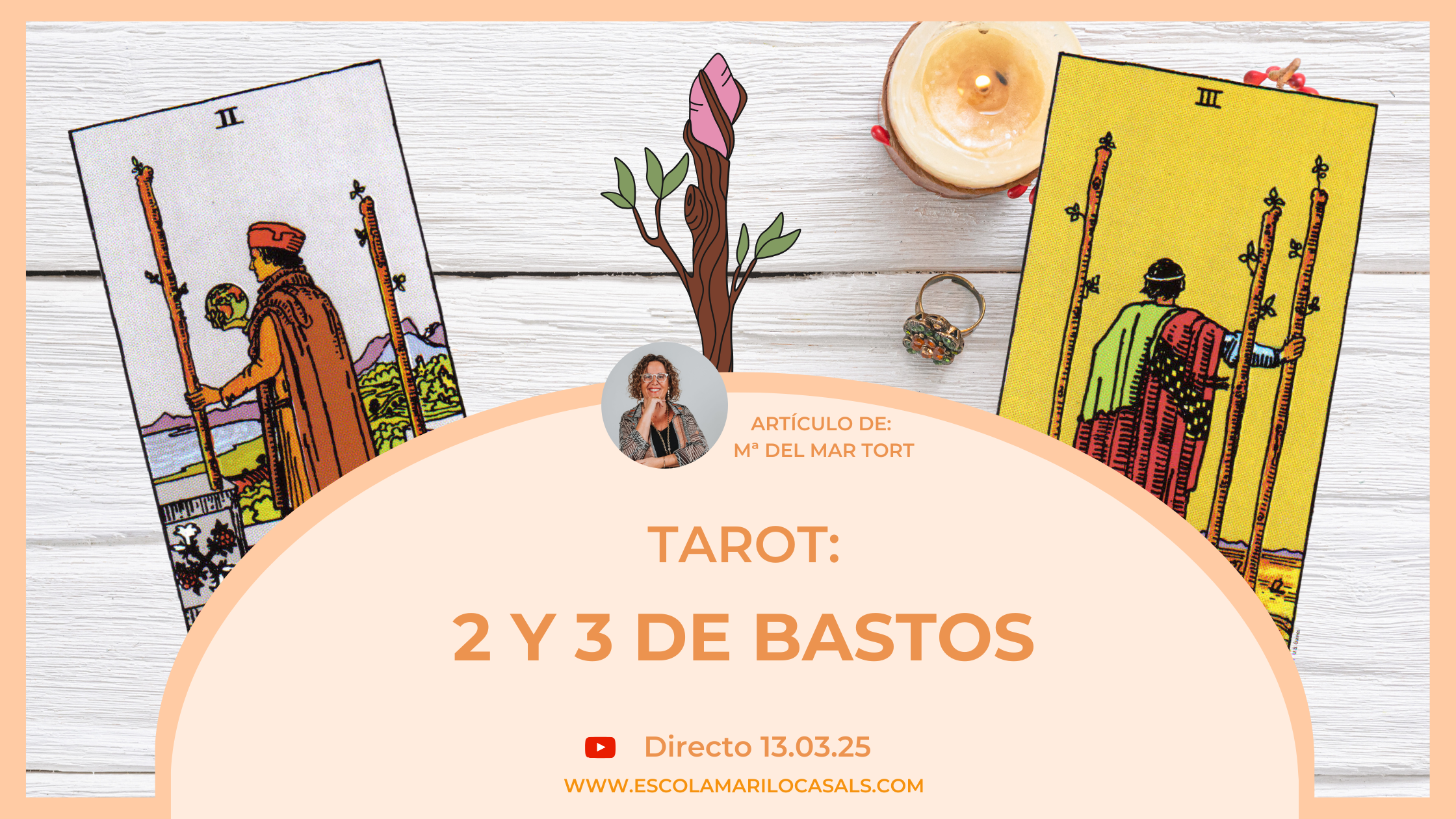 María del Mar Tort nos habla del 2 y 3 de bastos